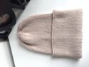 Beanie czapka z wełny merino VARELLA 100% Baby Merino 59 Pszeniczny