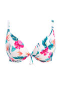 Biustonosz kąpielowy Freya Swim PALM PARADISE AS205027WHE Uw Plunge Bikini Top White