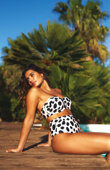 Biustonosz kąpielowy Panache Swim AMALFI ELLA SW1763 Ella Bandeau Bikini Top Amalfi Print