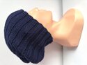 Czapka zimowa męska/damska HELLI 100% Baby Merino 21 Czarny