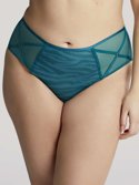 Figi Sculptresse by Panache DIONNE 9694 Midi Brief Teal Animal