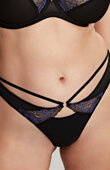 Figi brazylijskie Cleo Panache VALENTINA LUXE 10722 Brazilian Brief Black