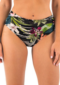 Figi kąpielowe Fantasie Swim MALDIVES FS504171BLC Full Bikini Brief Black Tropical