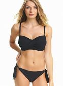 Figi kąpielowe Fantasie Swim OTTAWA FS6357BLK Classic Tie Side Brief Black