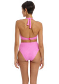 Figi kąpielowe Freya Swim JEWEL COVE AS7236SRA High Waist Bikini Brief Stripe Raspberry