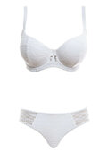 KOMPLET - Strój kąpielowy Freya SUNDANCE White - wybierz fasony i rozmiary (30F, 30G, 32DD, 36F, 38E)