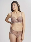 KOMPLET bielizny Panache ANDORRA Warm Taupe - Full Cup 5675 + 5674 Short (32F, 34H, 36F)