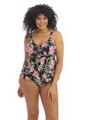 Koszulka kąpielowa Elomi Swim DARK TROPICS ES800161BLK Non Wired Moulded Tankini Top Black