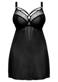 Koszulka nocna Elomi SACHI EL4351BLK Uw Babydoll Black