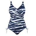 Strój kąpielowy Fantasie Swim LINDOS FS500230INK Uw V-neck Swimsuit With Adjustable Leg Ink