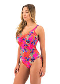 Strój kąpielowy Fantasie Swim PLAYA DEL CARMEN FS504330BAR Uw V-neck Swimsuit With Adjustable Leg Beach Party