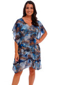 Tunika sukienka plażowa Fantasie Swim SERAYA SANDS FS503794DEN Kaftan Denim