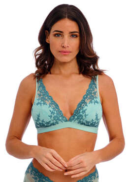 Biustonosz braletka Wacoal EMBRACE LACE WA852191996 Soft Cup Bra ggshell Blue / Brittany Blue