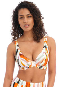 Biustonosz kąpielowy Freya Swim SHELL ISLAND AS202213MUI Uw High Apex Bikini Top Multi