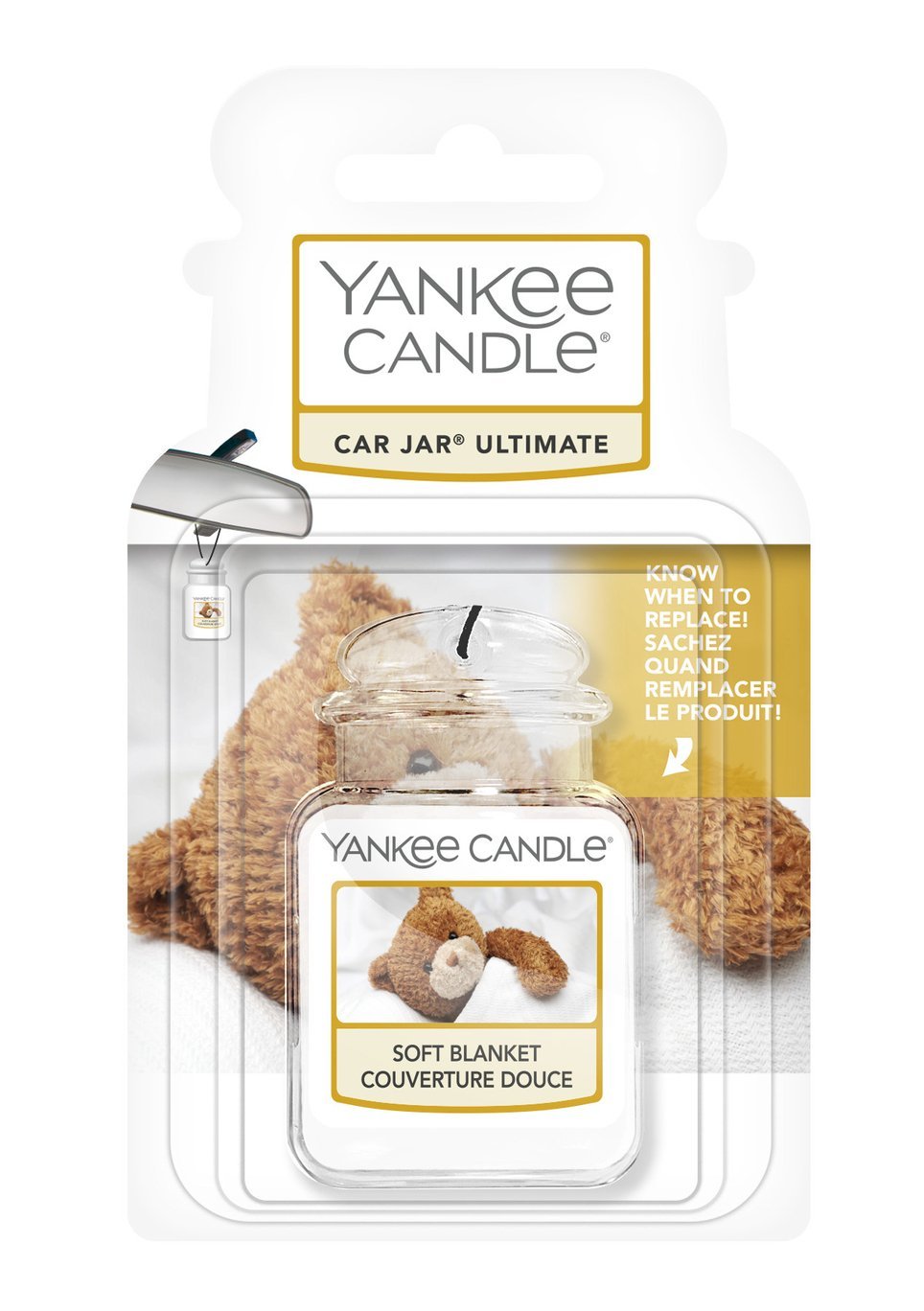 Zapach do samochodu Car Jar ULTIMATE Yankee Candle SOFT BLANKET Car Jar  ULTIMATE Yankee Candle SOFT BLANKET