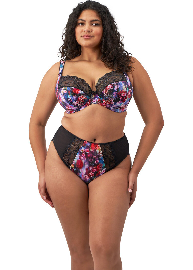 Biustonosz Elomi LUCIE EL4490CBM Uw Plunge Bra - Stretch Cherry Blossom