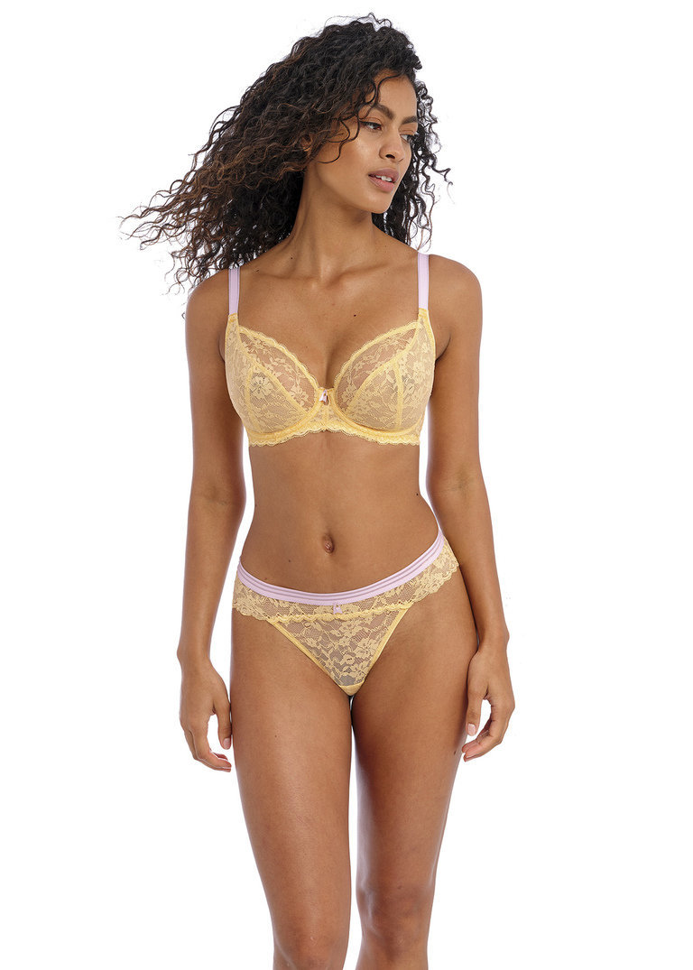 Biustonosz Freya OFFBEAT AA5452LEZ Uw Plunge Bra Lemon Fizz