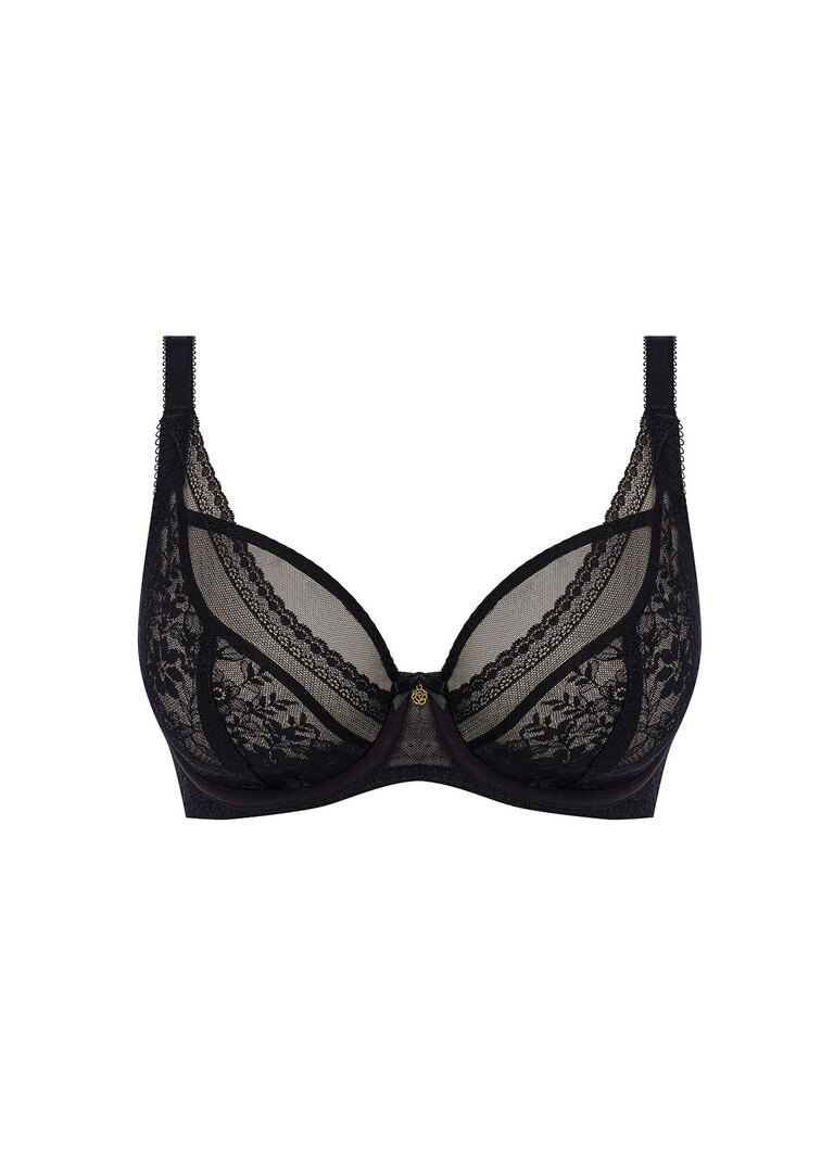 Biustonosz Freya SYDNIE AA402821BLK Uw High Apex Plunge Bra Black