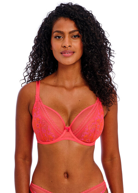 Biustonosz Freya SYDNIE AA402821BLK Uw High Apex Plunge Bra Black