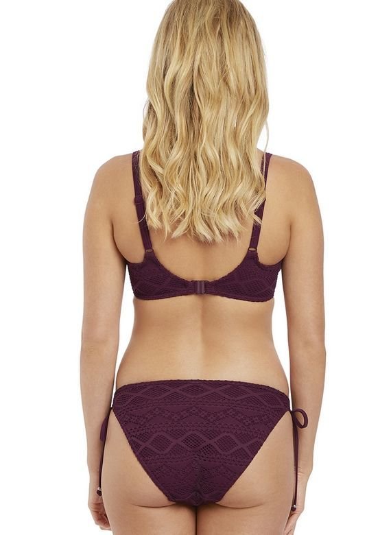 Biustonosz kąpielowy Freya SUNDANCE 3970 Uw Sweetheart Padded Bikini Top Black Cherry