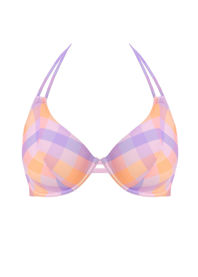 Biustonosz kąpielowy Freya Swim HARBOUR ISLAND AS205504SOB Uw Halter Bikini Top Sorbet