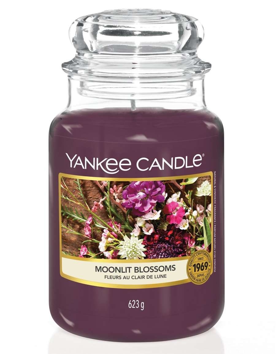 Duża świeca zapachowa Yankee Candle MOONLIT BLOSSOMS