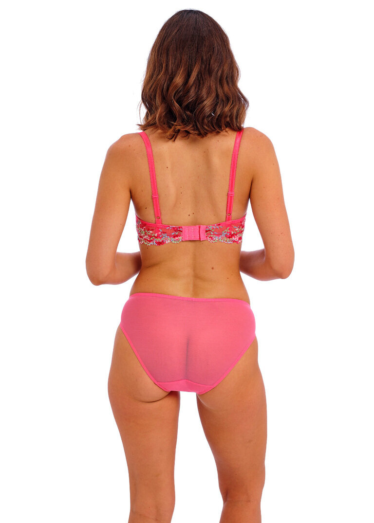 Figi Wacoal EMBRACE LACE WA064391675 Bikini Brief Hot Pink/Multi