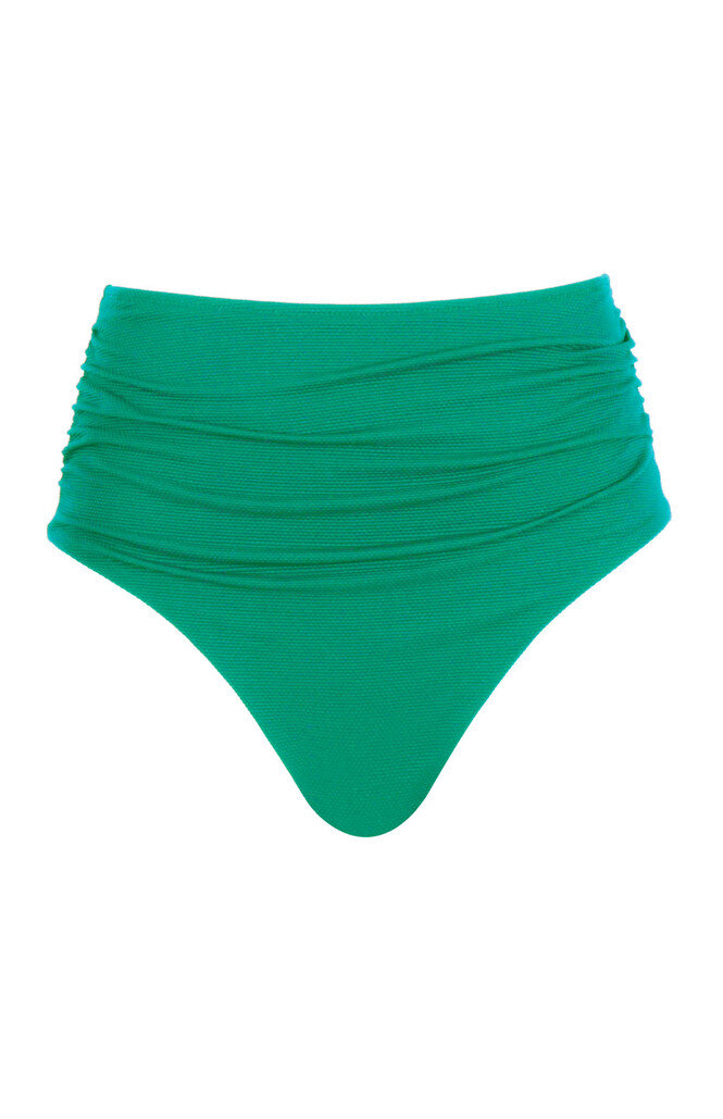 Figi kąpielowe Panache Swim SPIRIT SW1765 High Waist Brazilian Bikini Bottoms Verde