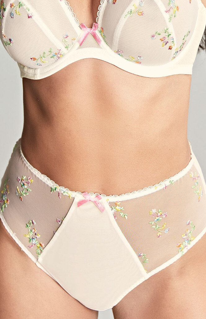 Głębokie figi Panache MEADOW 10974 Deep Brief Ivory