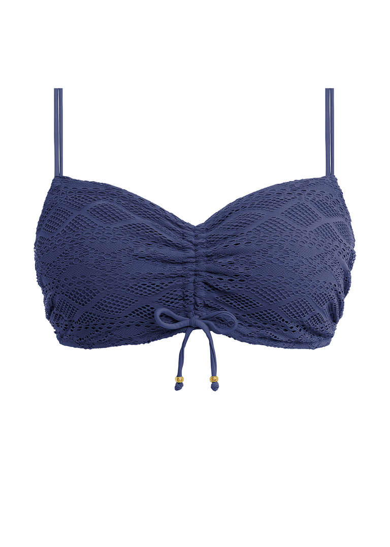 KOMPLET - Strój kąpielowy dwuczęściowy Freya Swim SUNDANCE Denim - wybierz rozmiar i fason (30G, 32G, 36E, 36F)