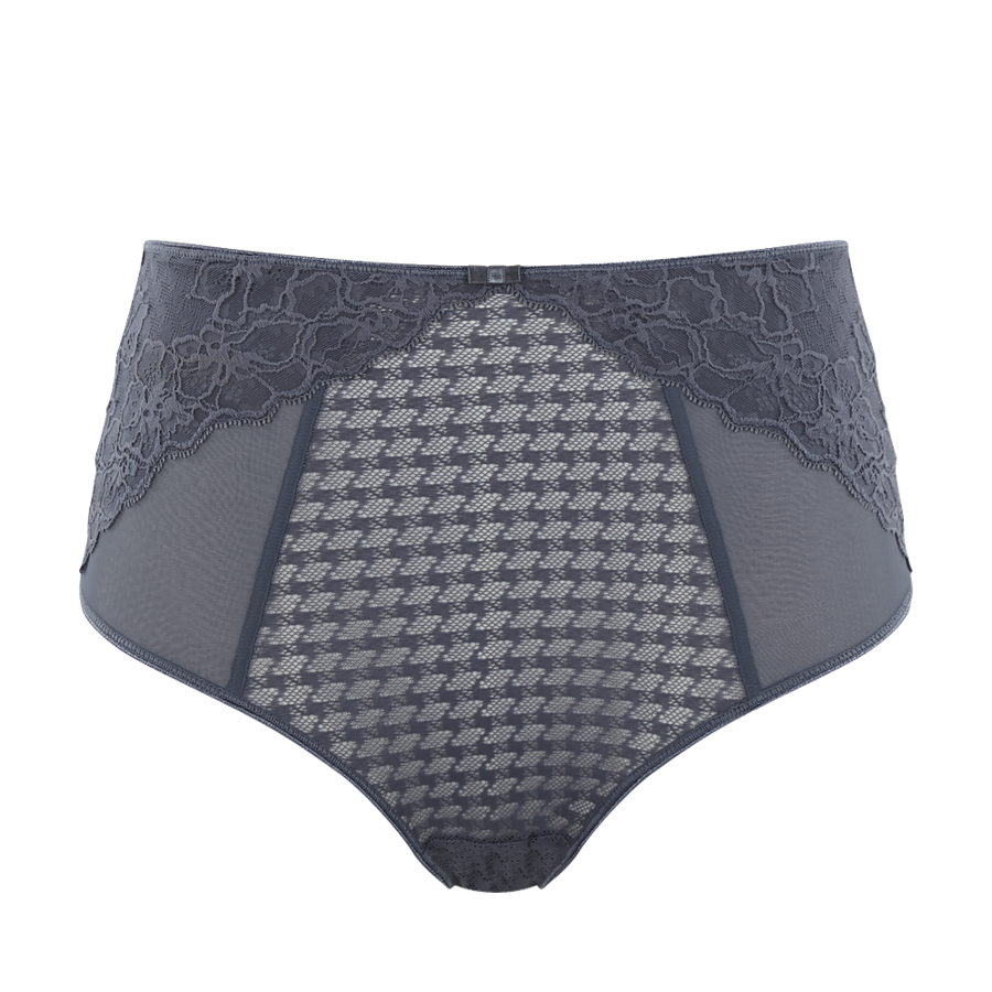 KOMPLET bielizny Panache ENVY Slate 7285 Full Cup (30G, 34GG, 38G, 38GG, 40FF, 40G, 40GG, 40H) + wysokie majtki XL