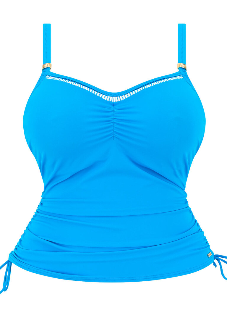 Koszulka kąpielowa Fantasie Swim EAST HAMPTON FS502851BDA Uw Adjustable Side Tankini Blue Diamond