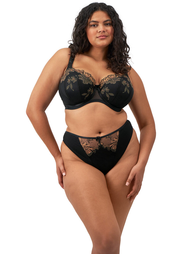 Stringi Elomi TEAGAN EL302670ALM Thong Black / Almond