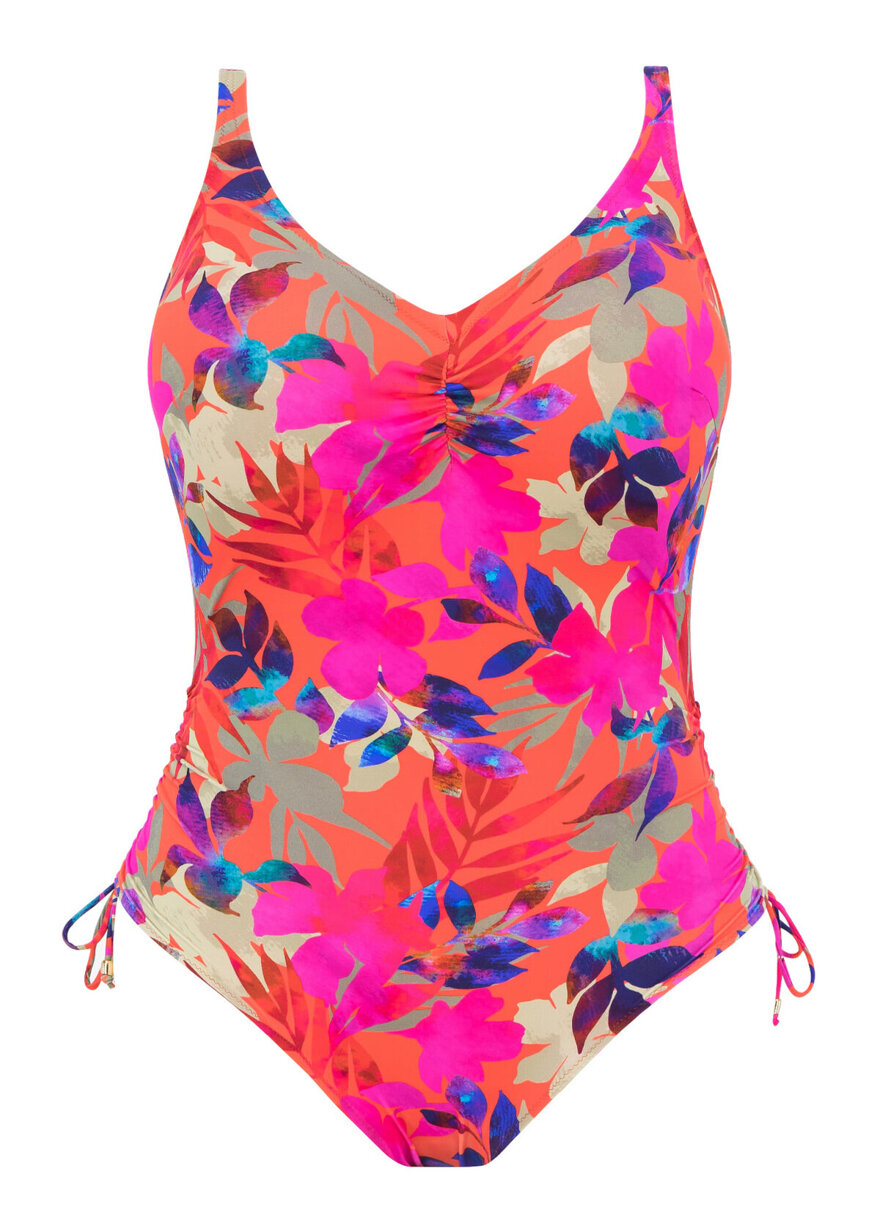 Strój kąpielowy Fantasie Swim PLAYA DEL CARMEN FS504330BAR Uw V-neck Swimsuit With Adjustable Leg Beach Party