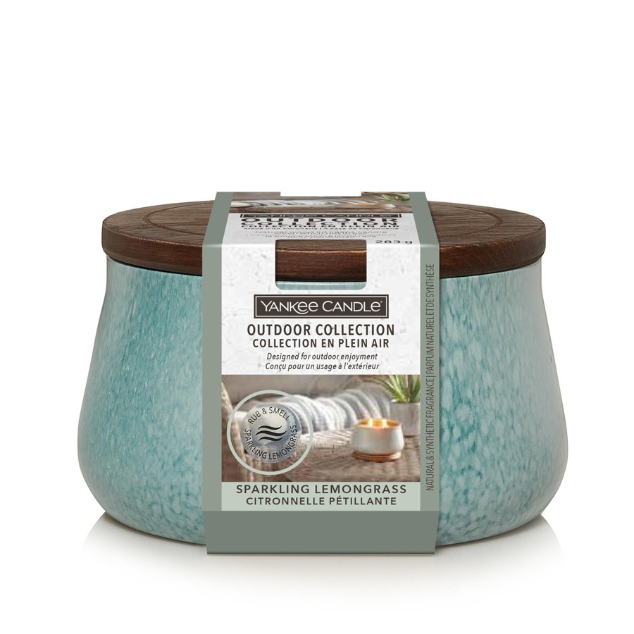 Świeca ogrodowa Yankee Candle SPARKLING LEMONGRASS