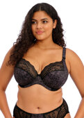 Biustonosz Elomi LUCIE EL4490BLK Uw Plunge Bra - Stretch Black