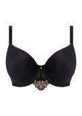 Biustonosz Freya LOVELAND AA401031BOR Uw Moulded Plunge T-shirt Bra Boudoir Noir