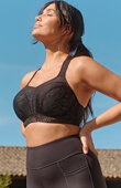 Biustonosz Panache SPORT 5021C Wired Sports Bra Black/Chalk