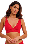 Biustonosz braletka Wacoal HALO LACE WA811205305 Soft Cup Bra Dark Sea