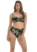 Biustonosz kąpielowy Fantasie Swim PALM VALLEY FS6760BLK Uw Wrap Front Full Cup Bikini Top Black