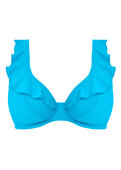 Biustonosz kąpielowy Freya JEWEL COVE AS7230PRQ Uw High Apex Bikini Top Plain Turquoise