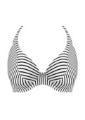 Biustonosz kąpielowy Freya JEWEL COVE AS7232SBL Uw Halter Bikini Top Stripe Black