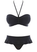 Biustonosz kąpielowy Freya REMIX AS3944BLK Uw Padded Bandeau Bikini Top Black