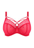 Biustonosz z paskami Elomi SACHI EL4353REI Uw Plunge Bra Red Confetti