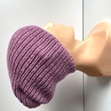 Czapka wełniana NANA 100% Baby Merino 27 Stary Róż