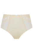 Głębokie figi Panache ENVY 7283 Deep Brief Lemon/White