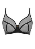 KOMPLET - Freya SNAPSHOT AA400921NOR Uw High Apex Plunge Bra Noir + stringi (28DD, 30F,  30FF, 32F, 32FF, 34FF)