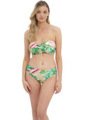 KOMPLET - Strój kąpielowy Fantasie Swim LANGKAWI FS501709SOB + FS501772SOB Uw Twist Bandeau Bikini Top + Mid Rise Bikini Brief Sorbet (38G + XL)