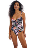 Koszulka kąpielowa Freya Swim KAMALA BAY AS205356MIH Uw Plunge Tankini Top Midnight