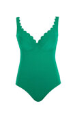 Strój kąpielowy jednoczęściowy Panache Swim SPIRIT SW1780 Rita Plunge Swimsuit Verde